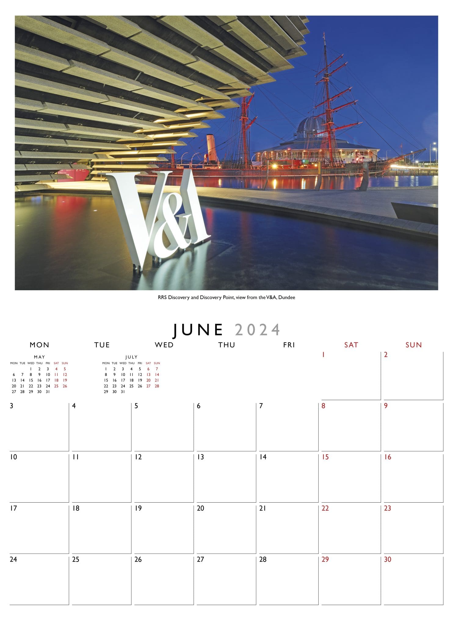 Dundee and Angus 2024 Calendar Roman Photography