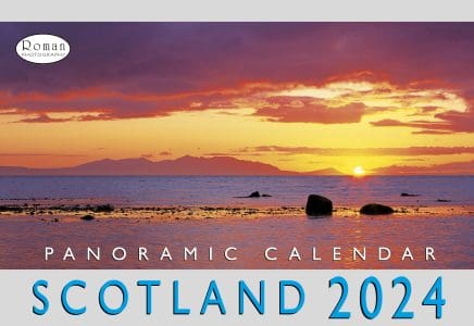 Scotland Panoramic Calendar 2024