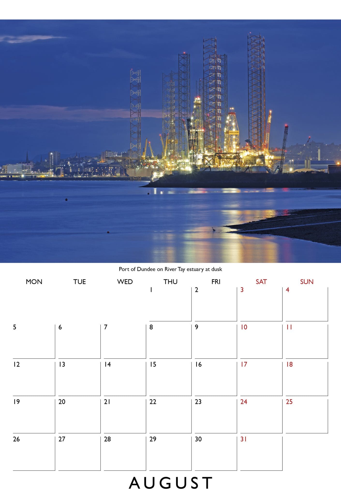 Scotland 2025 Calendar Roman Photography