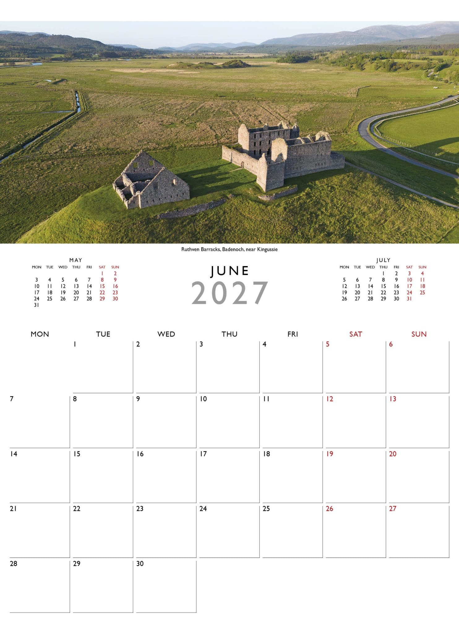 Scotland Panoramic 2027 Calendar - Image 2