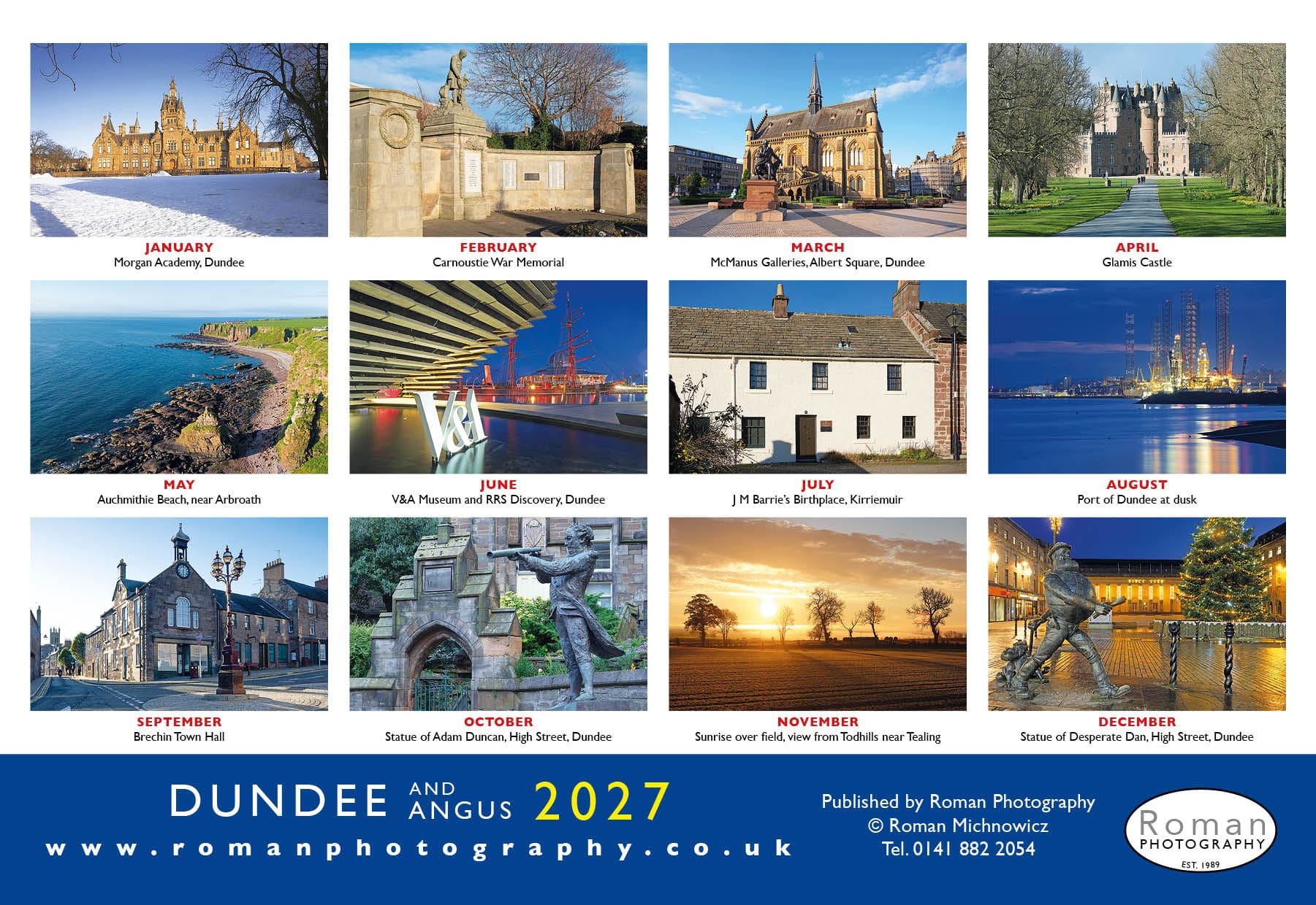 Dundee and Angus 2027 Calendar - Image 3