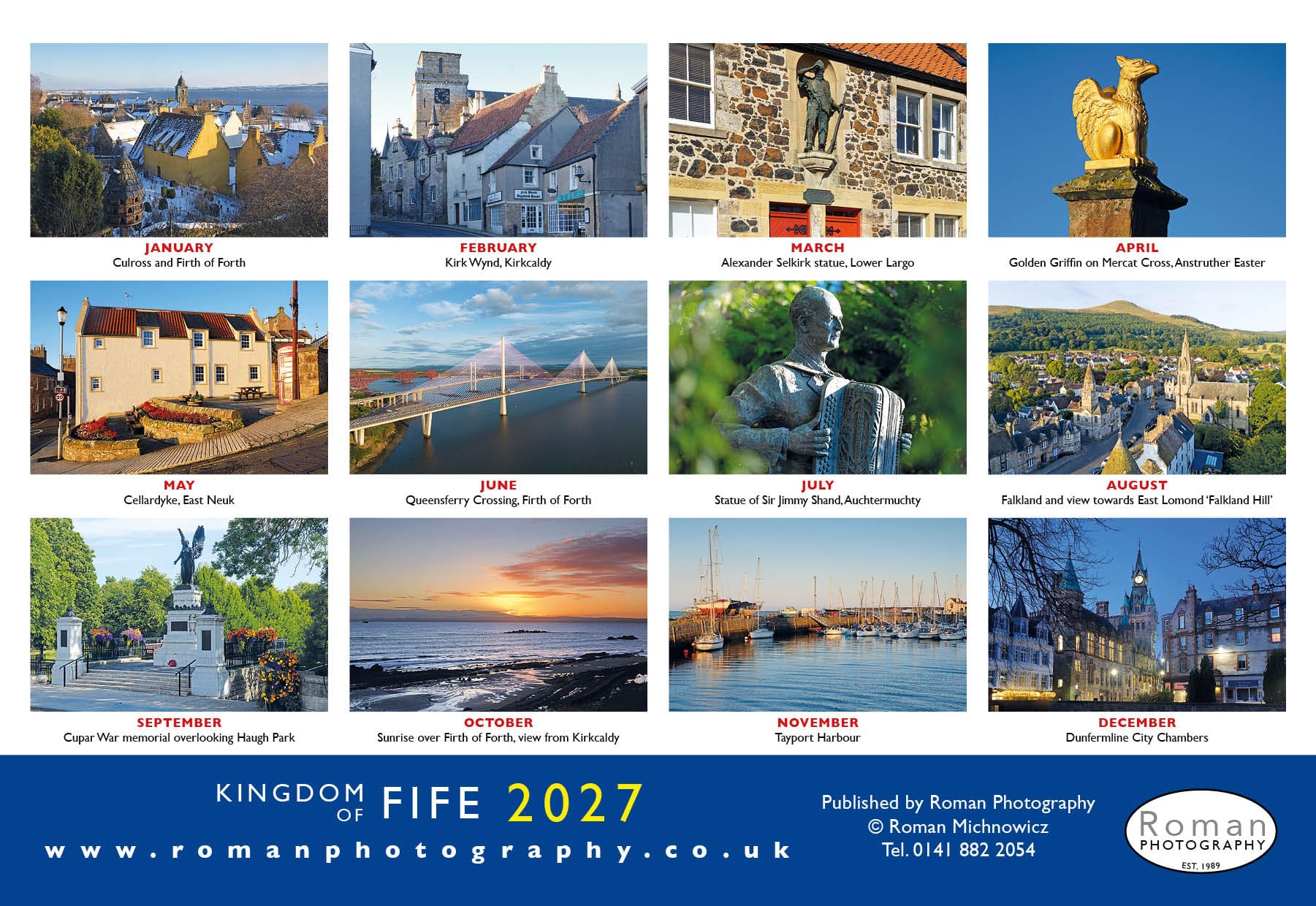 Kingdom of Fife 2027 Calendar - Image 3