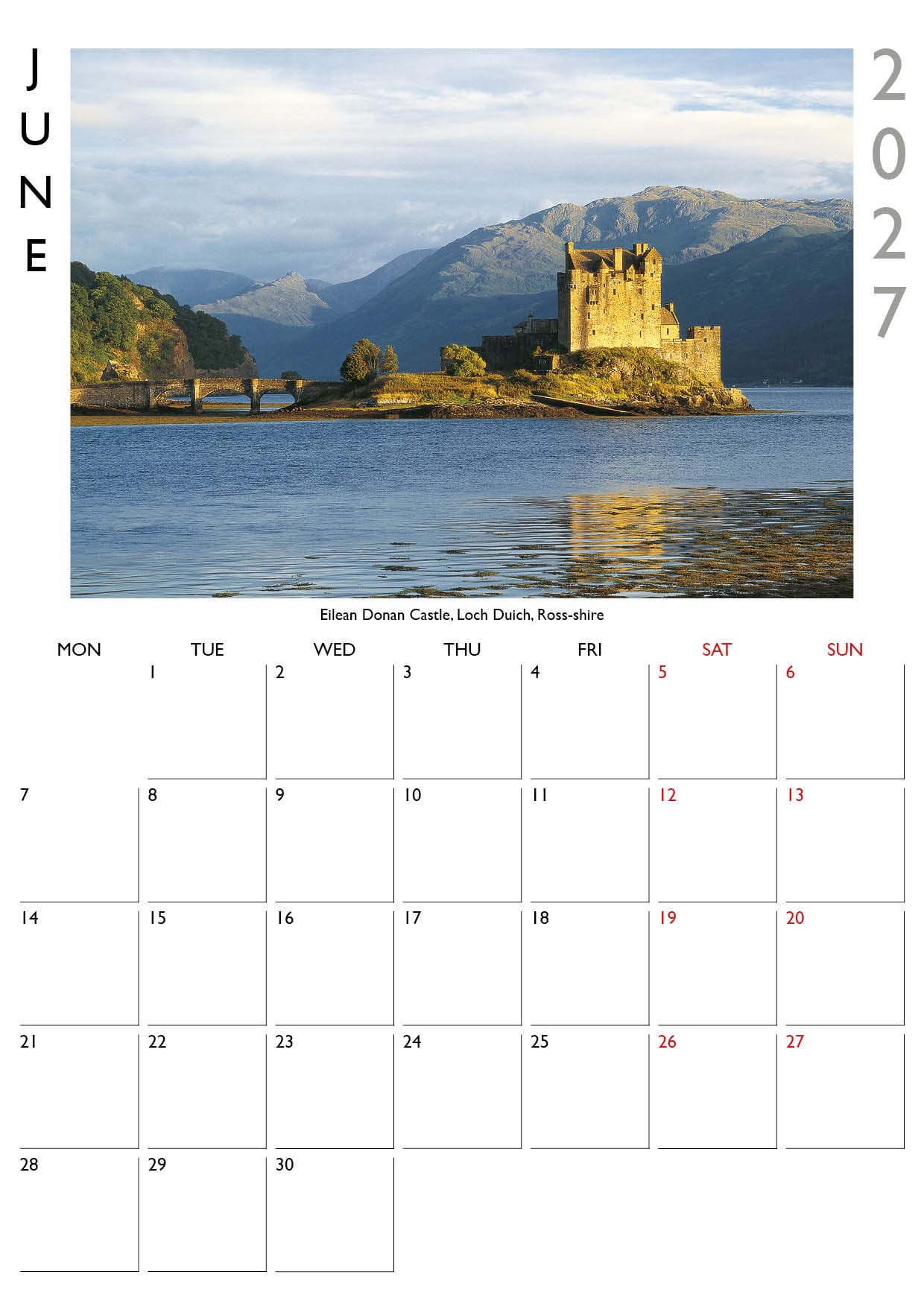 Scotland 2027 Calendar - Image 2