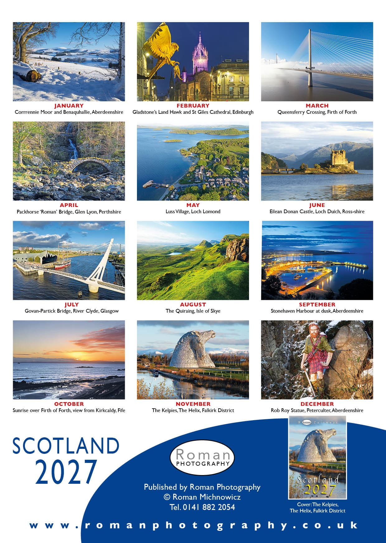 Scotland 2027 Calendar - Image 3